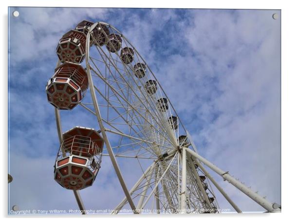 Ferris wheel Acrylic by Tony Williams. Photography email tony-williams53@sky.com