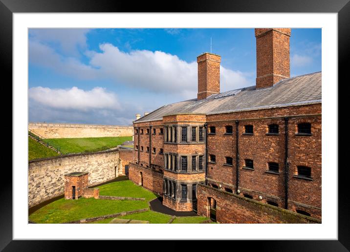 Lincoln Castle Prison Framed Mounted Print by Steve Smith