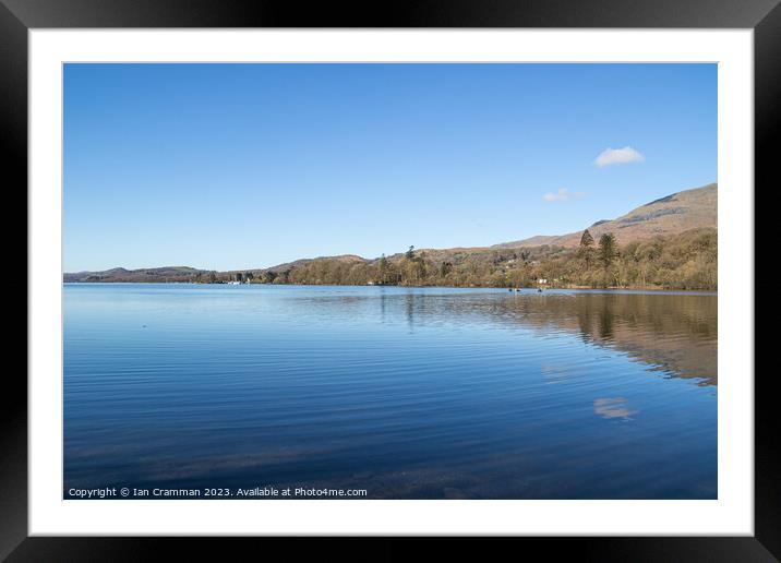 Coniston Water Framed Mounted Print by Ian Cramman
