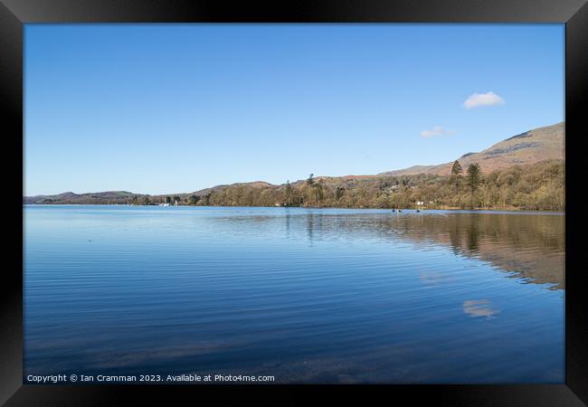Coniston Water Framed Print by Ian Cramman
