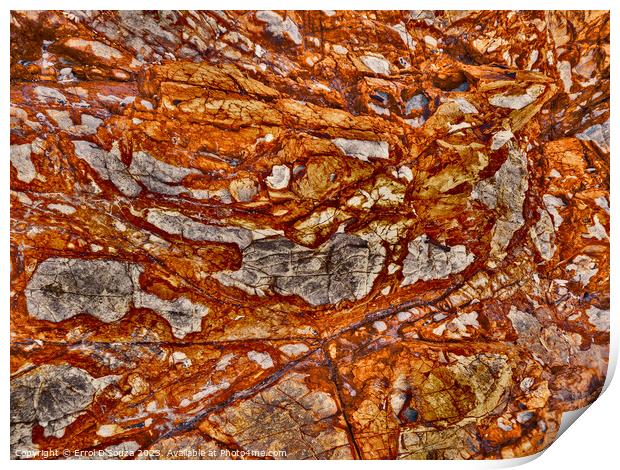 Abstract Rock Textures Print by Errol D'Souza