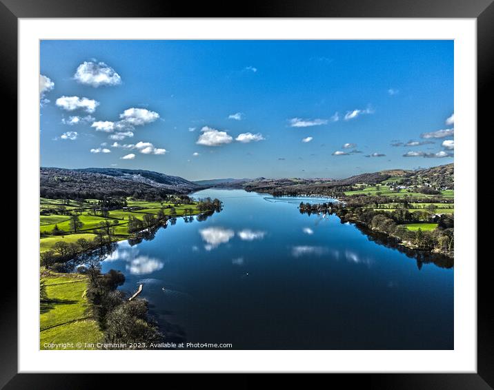 Clouds over Coniston in HDR Framed Mounted Print by Ian Cramman