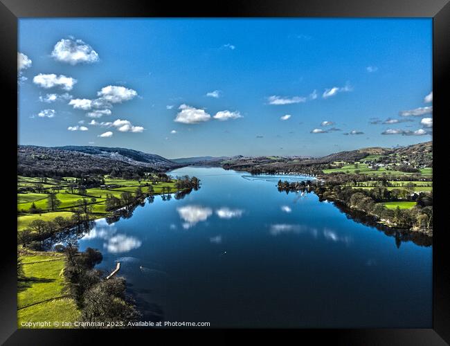 Clouds over Coniston in HDR Framed Print by Ian Cramman