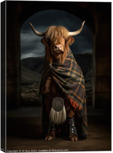 Highlander 3 Canvas Print by Craig Doogan Digital Art