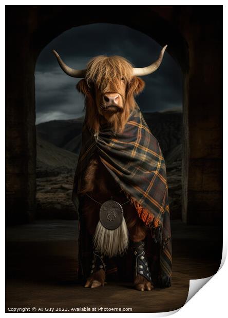 Highlander 3 Print by Craig Doogan Digital Art