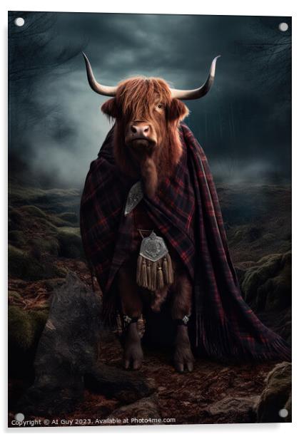 Highlander 2 Acrylic by Craig Doogan Digital Art