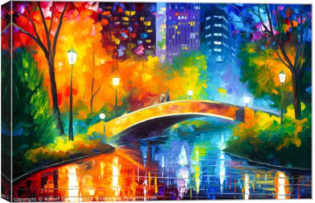 Gapstow bridge Canvas Print by Robert Deering