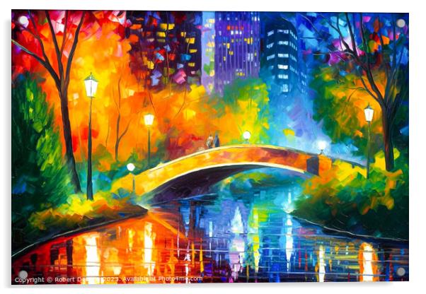 Gapstow bridge Acrylic by Robert Deering