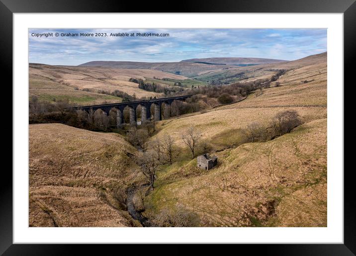 Dent Head Viaduct Cumbria Framed Mounted Print by Graham Moore