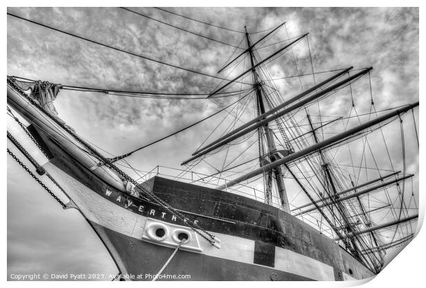 Wavertree Sailing Ship    Print by David Pyatt