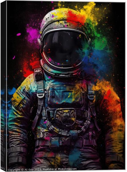 AI Astronaut Canvas Print by Craig Doogan Digital Art