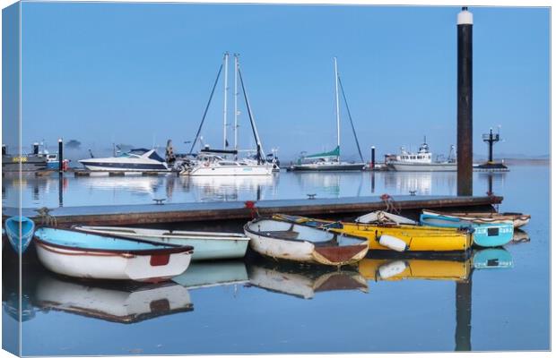 Early morning blue over breakfast Harbour  Canvas Print by Tony lopez