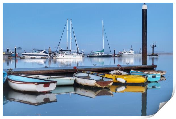 Early morning blue over breakfast Harbour  Print by Tony lopez