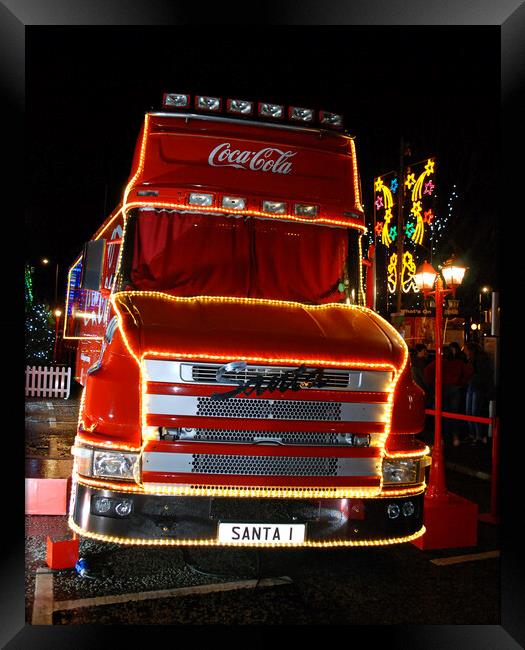 Coca Cola truck Framed Print by Allan Durward Photography