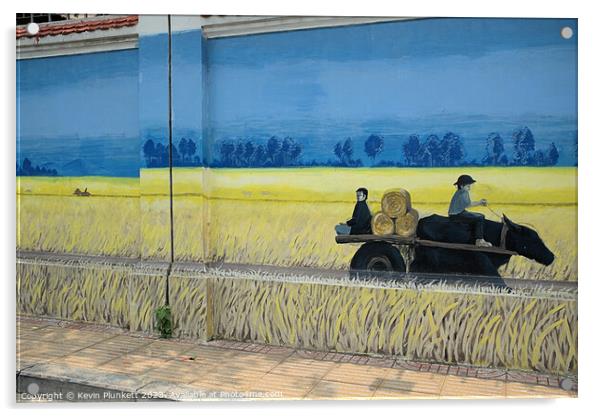 Saigon (Ho Chi Minh City) Street Art Acrylic by Kevin Plunkett