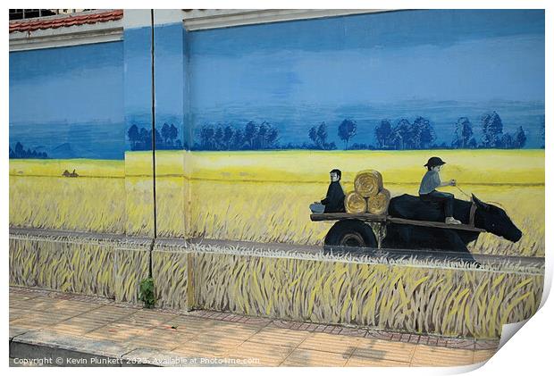 Saigon (Ho Chi Minh City) Street Art Print by Kevin Plunkett
