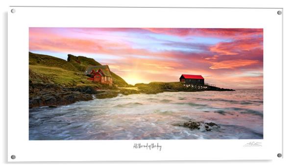 At the end of the day sunset at a beautiful coasta Acrylic by JC studios LRPS ARPS
