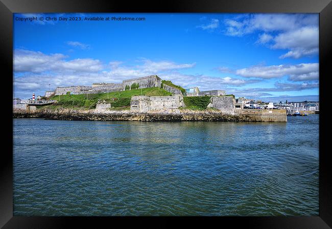 Royal Citadel Plymouth Framed Print by Chris Day