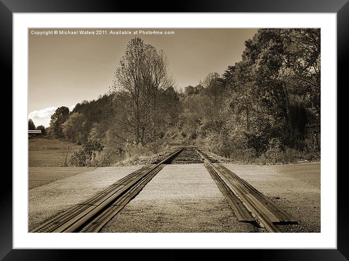 Country Farm Framed Mounted Print by Michael Waters Photography