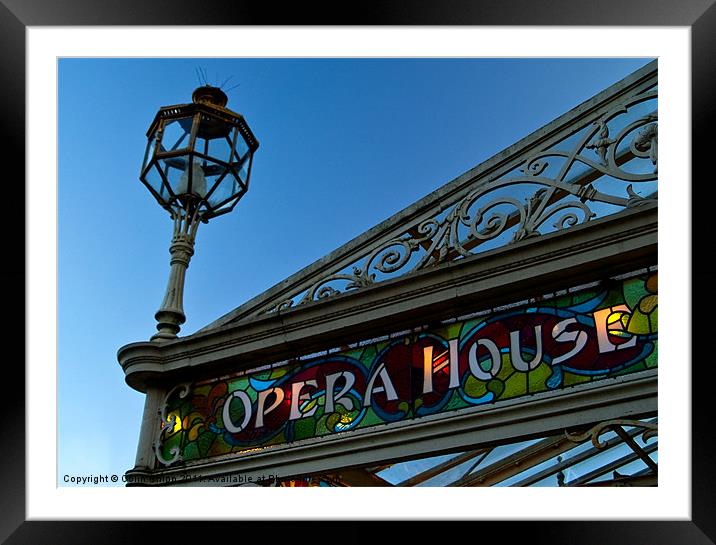 Buxton Opera House Framed Mounted Print by Colin Chipp
