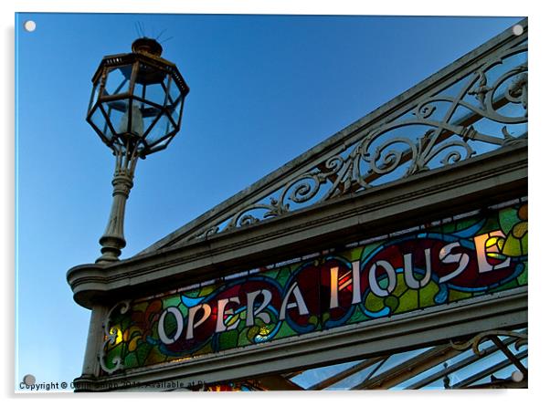 Buxton Opera House Acrylic by Colin Chipp