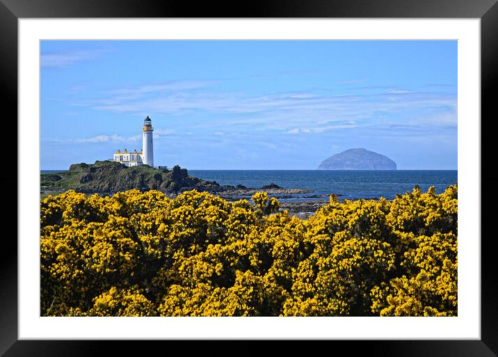 Colourful Turnberry coastal scene Framed Mounted Print by Allan Durward Photography