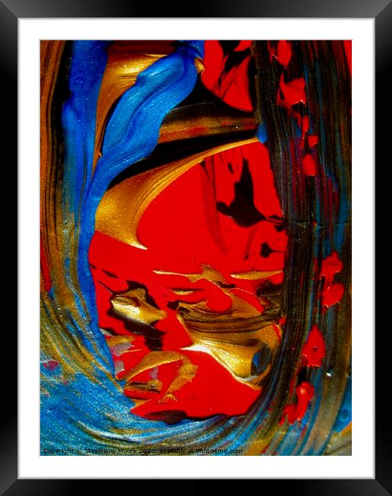 Abstract 280 Framed Mounted Print by Stephanie Moore