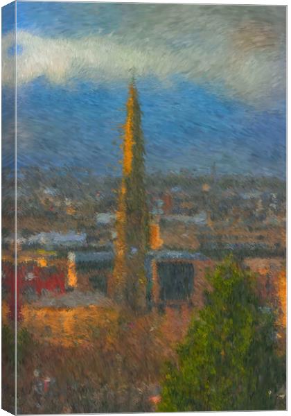 Halifax - Impressionist Canvas Print by Glen Allen