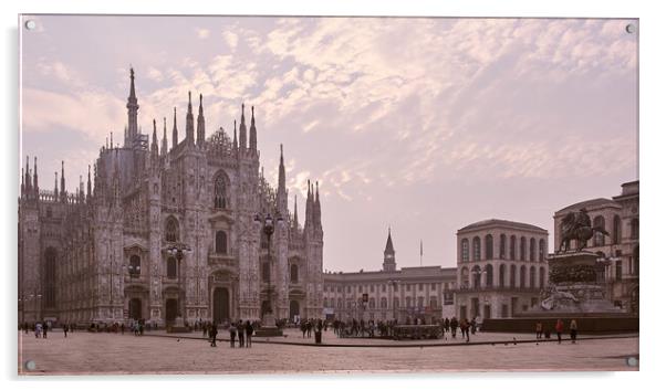 Duomo, Milan Acrylic by Richard Downs