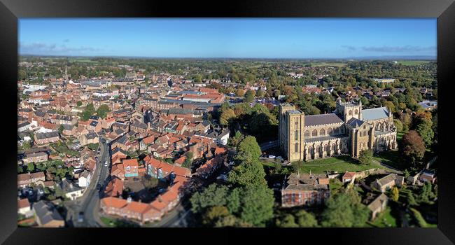 Ripon North Yorkshire Framed Print by Apollo Aerial Photography