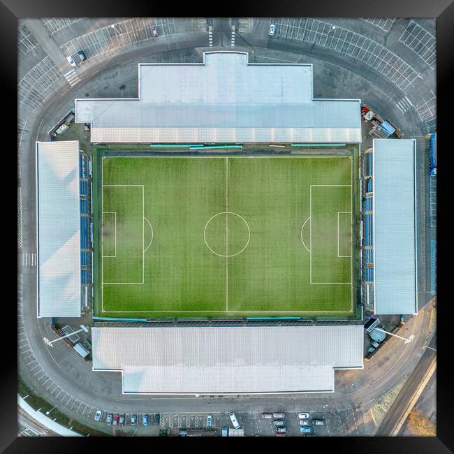 The Technique Stadium  Framed Print by Apollo Aerial Photography