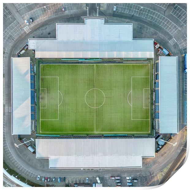 The Technique Stadium  Print by Apollo Aerial Photography