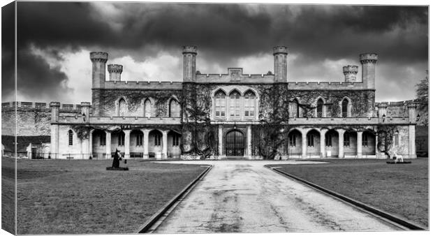 Lincoln Crown Court Black and White Canvas Print by Tim Hill