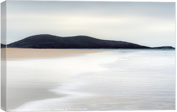 Luskentyre Beach Canvas Print by Peter Paterson