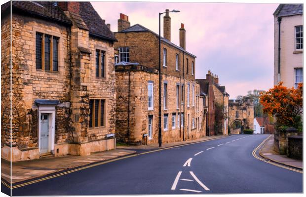 Pottergate, City of Lincoln Canvas Print by Tim Hill
