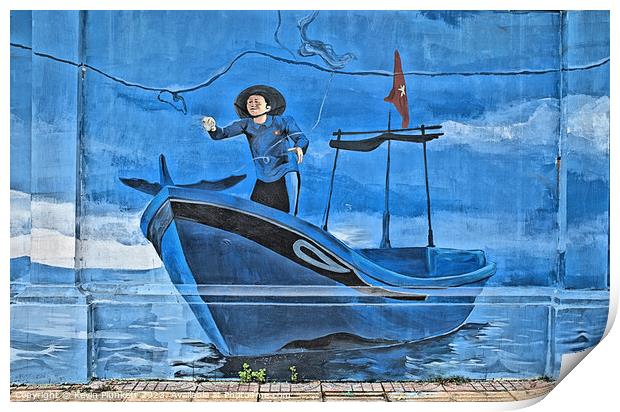 Saigon (Ho Chi Minh City) Wall Paining  Print by Kevin Plunkett