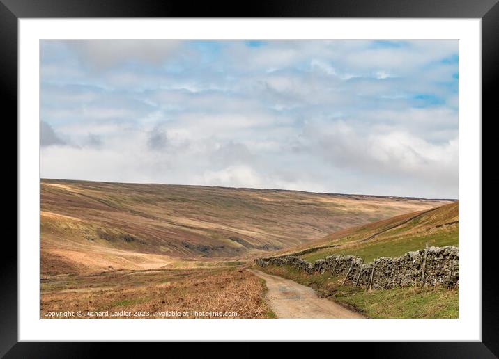 The Hudes Hope, Teesdale, in Early Spring (1) Framed Mounted Print by Richard Laidler