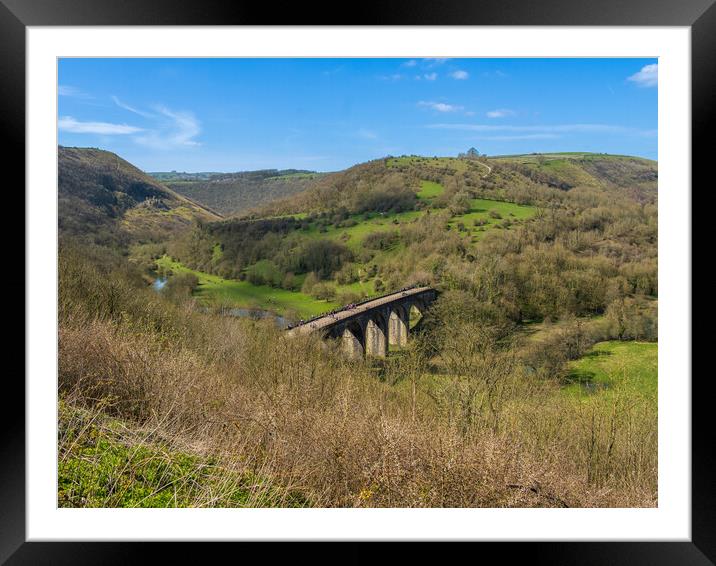Headstone Viaduct, The Monsal Trail, Peak District  Framed Mounted Print by Andrew Scott