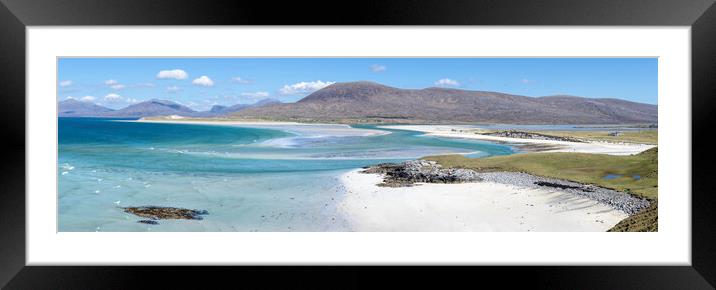 Majestic Harris and Lewis Beach Framed Mounted Print by Richard Armstrong