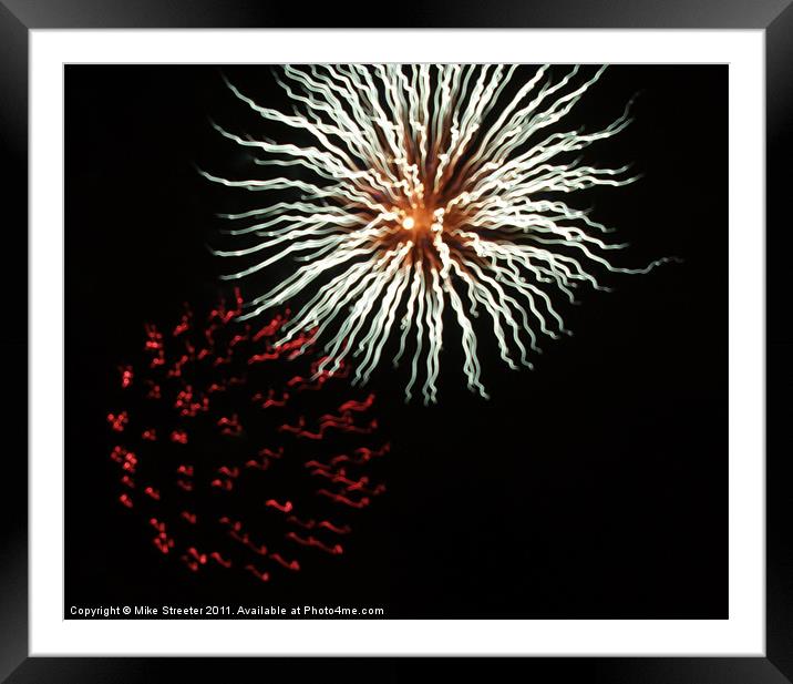 Starburst 4 Framed Mounted Print by Mike Streeter