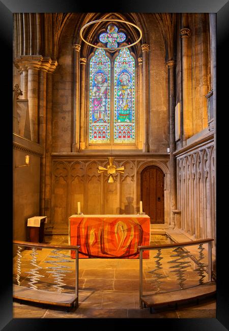 Ripon Cathedral Interior Framed Print by Darren Galpin