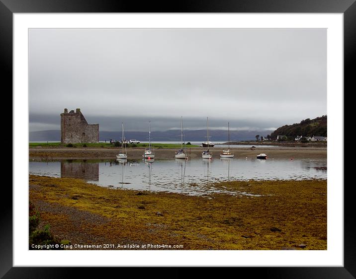 Castle Framed Mounted Print by Craig Cheeseman