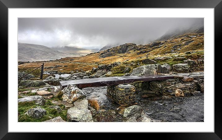 Llyn Idwal Snowdonia Framed Mounted Print by Tony Bates