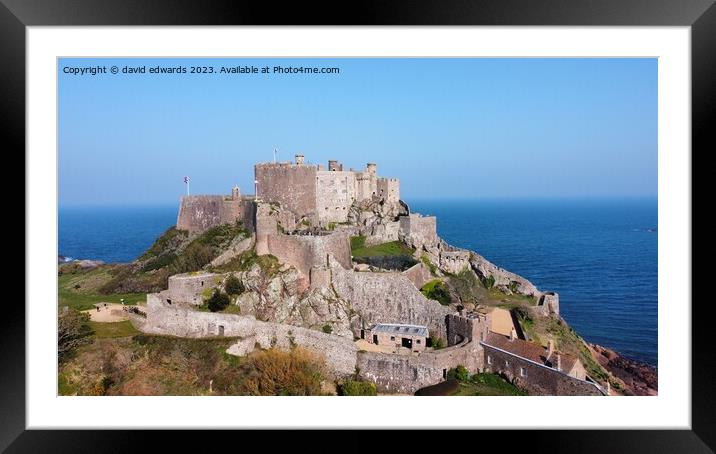 Outdoor castle  Framed Mounted Print by david edwards