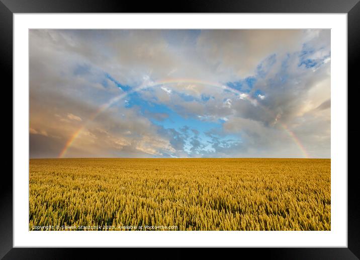 Over the Rainbow Framed Mounted Print by Slawek Staszczuk
