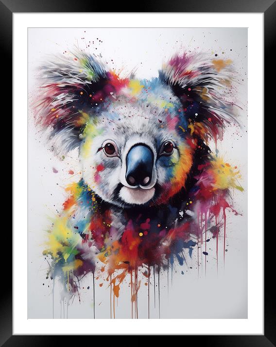 The Koala Framed Mounted Print by Picture Wizard