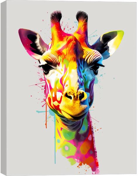 The Giraffe Canvas Print by Picture Wizard