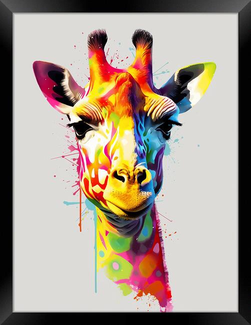 The Giraffe Framed Print by Picture Wizard
