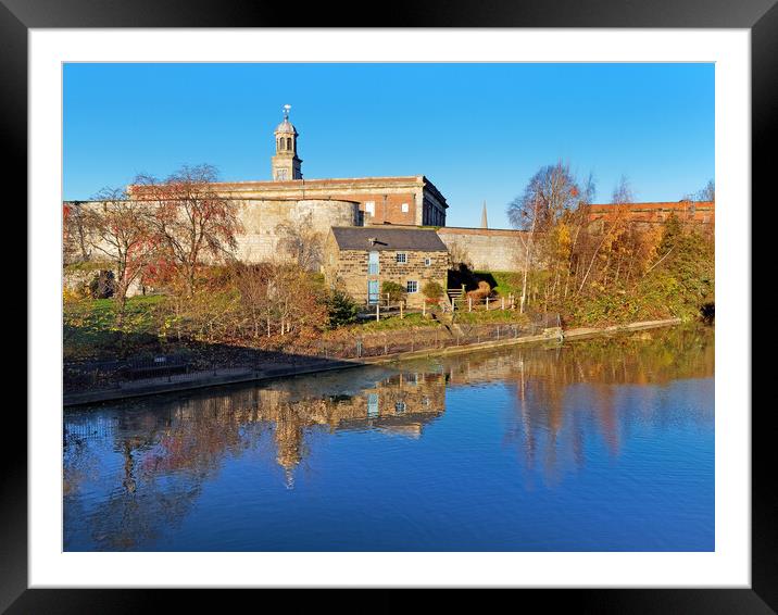 York Castle Museum and Raindale Mill Framed Mounted Print by Darren Galpin