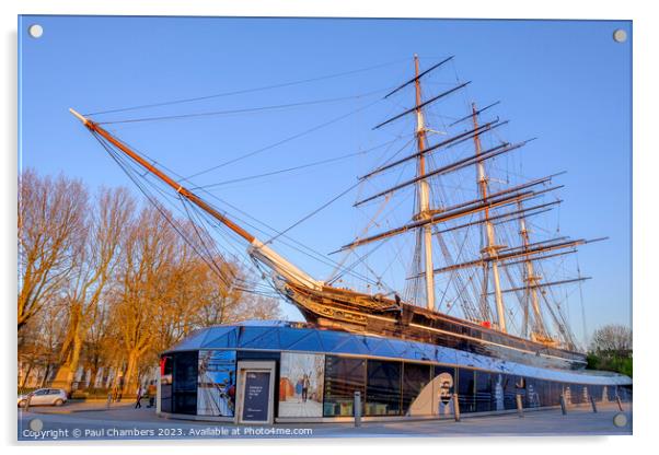 Majestic Cutty Sark Iconic British Tea Clipper Acrylic by Paul Chambers